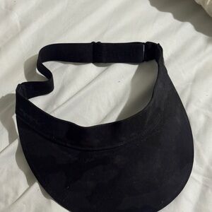 Lululemon Black Camo Visor Cap